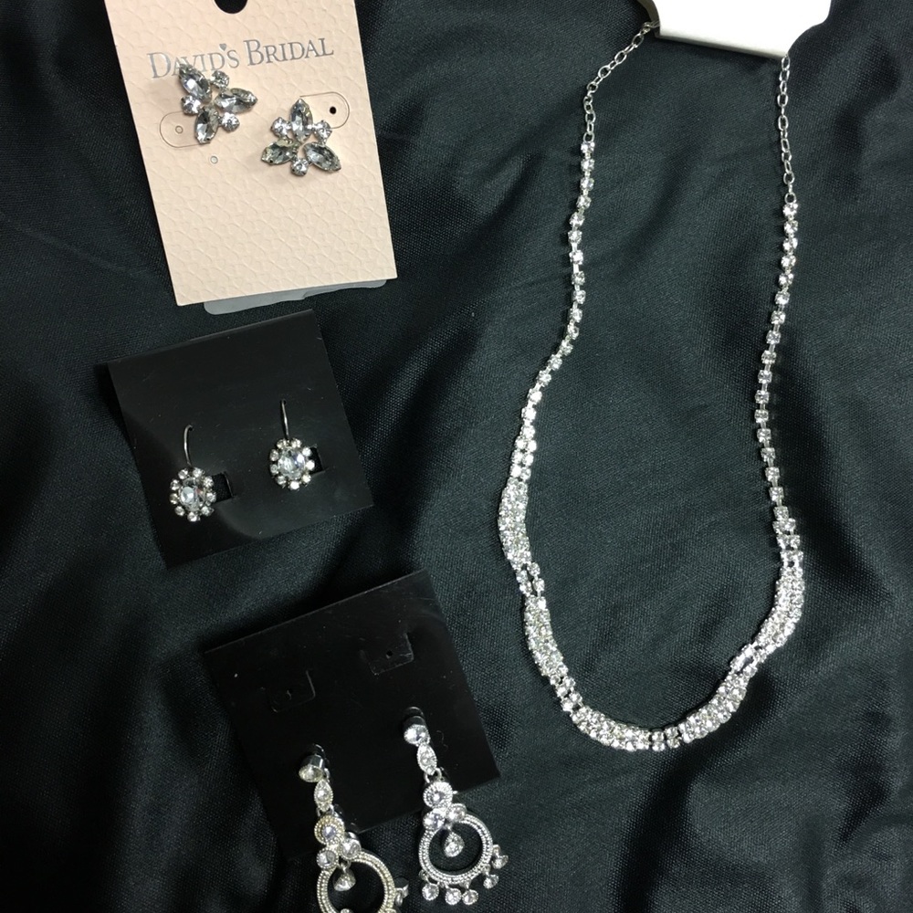 Bundle Of Bride jewelry lots of bling. Prom